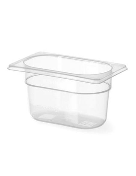 Gastronorm konteineris pagamintas iš polipropileno GN 1/9, aukštis 100 mm - Hendi 880524