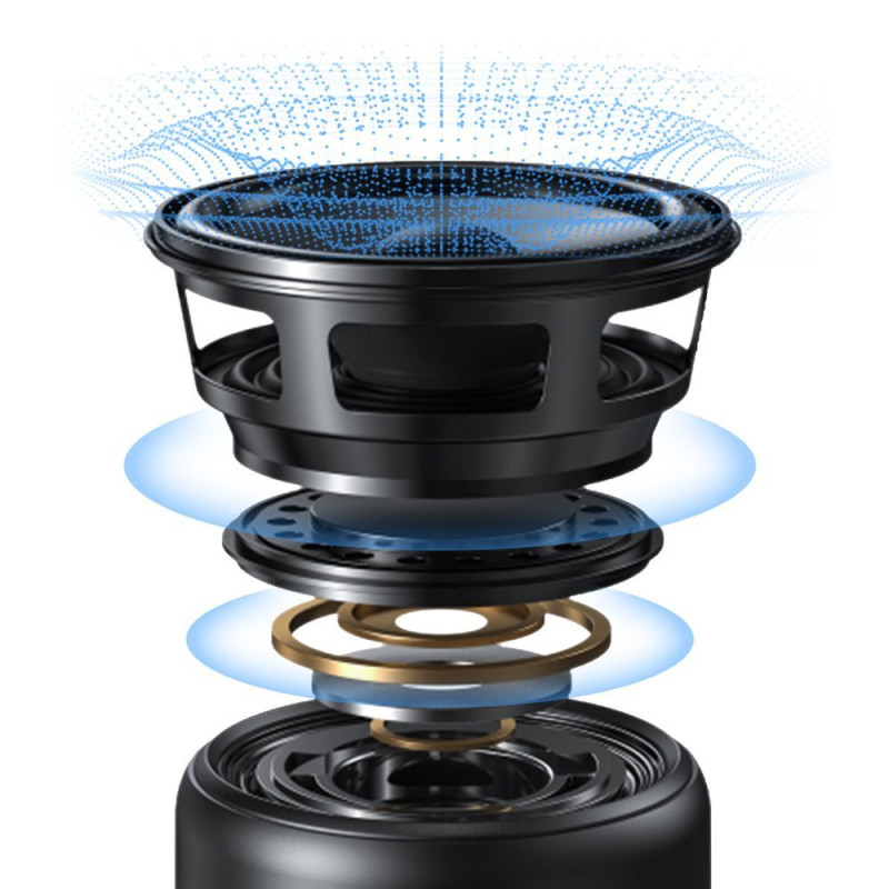 Nešiojamas belaidis Bluetooth garsiakalbis 5W juodas