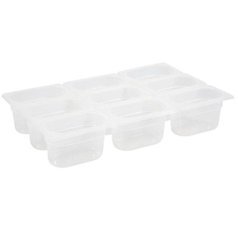Gastronorm konteineris pagamintas iš polipropileno GN 1/9, aukštis 100 mm - Hendi 880524