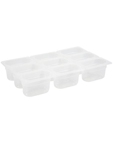 Gastronorm konteineris pagamintas iš polipropileno GN 1/9, aukštis 100 mm - Hendi 880524