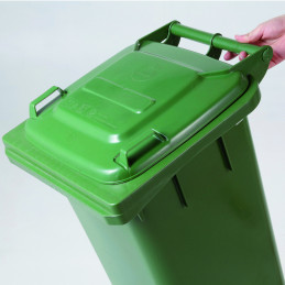 Konteinerių šiukšliadėžė EUROPLAST 80L žalia