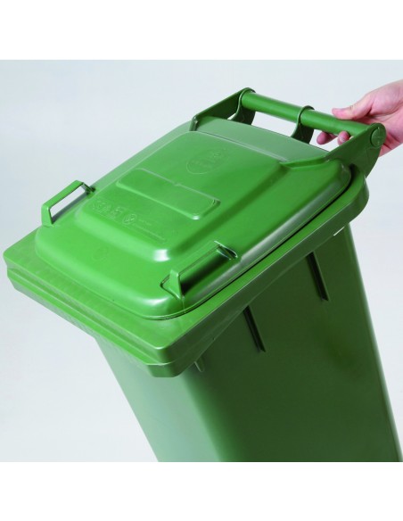 Konteinerių šiukšliadėžė EUROPLAST 80L žalia Konteinerių šiukšliadėžė EUROPLAST 80L žalia