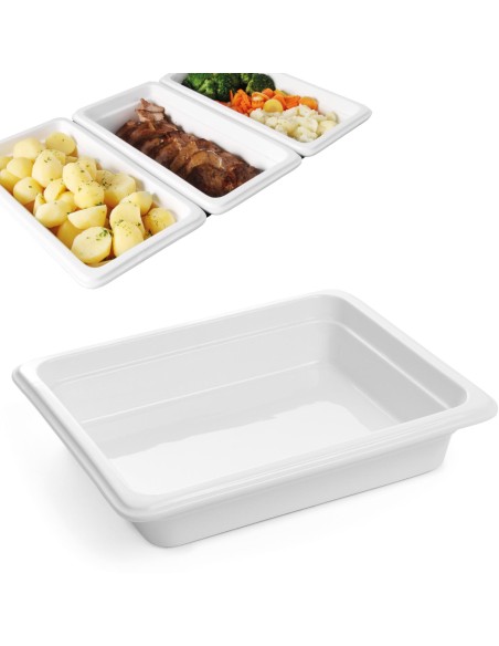 Profi Line porcelianinis GN konteineris GN 1/2 65 mm - Hendi 783016