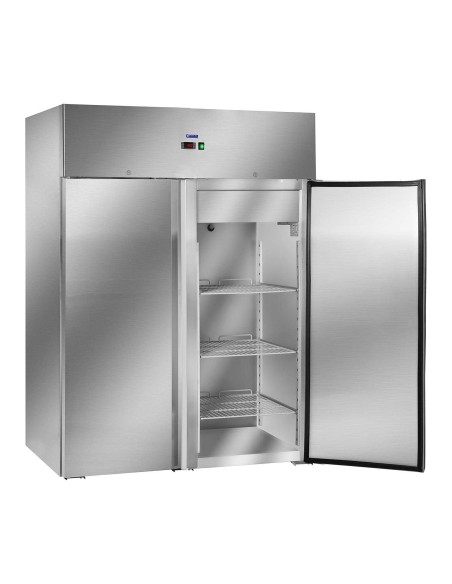 Šaldytuvo šaldytuvo dviguba nerūdijančio plieno šaldymo spinta nuo -2 iki 8C 1168L