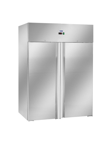 Šaldytuvo šaldytuvo dviguba nerūdijančio plieno šaldymo spinta nuo -2 iki 8C 1168L