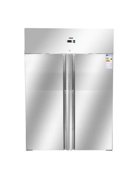 Šaldytuvo šaldytuvo dviguba nerūdijančio plieno šaldymo spinta nuo -2 iki 8C 1168L