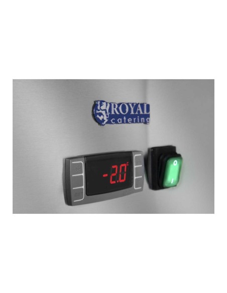 Šaldytuvo šaldytuvo dviguba nerūdijančio plieno šaldymo spinta nuo -2 iki 8C 1168L