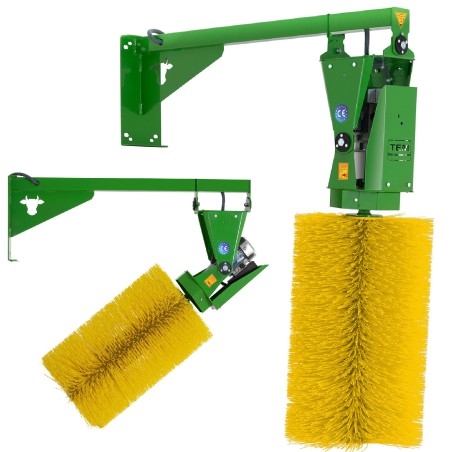 Šepetys galvijams karvėms elektrinis 180 W 30 aps./min