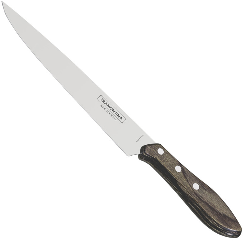 Universalus virtuvinis peilis su medine rankena 200 mm Churrasco linija
