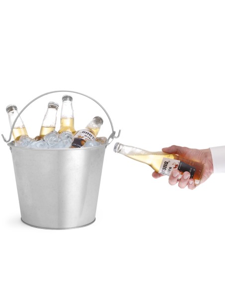 Alaus gėrimų ledo kibiras su butelių atidarytuvu Dia. 230x180 mm – Hendi 516751