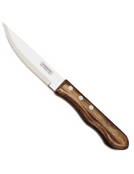 Churrasco JUMBO medinės rankenos kepsnių peilių rinkinys 4 vnt.ilgis 255 mm Churrasco JUMBO medinės rankenos kepsnių peilių rinkinys 4 vnt.ilgis 255 mm