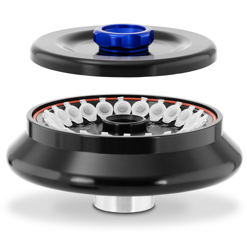 Rotoriaus kampinis rotorius laboratorinei centrifugai 24 mėgintuvėliams 1,5/2 ml