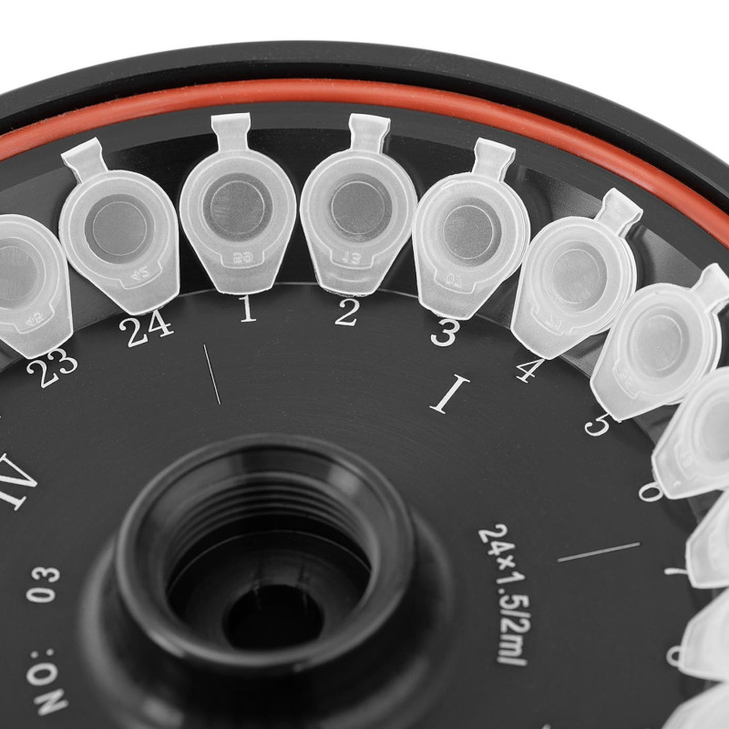 Rotoriaus kampinis rotorius laboratorinei centrifugai 24 mėgintuvėliams 1,5/2 ml