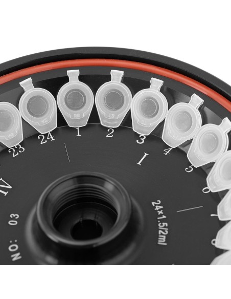Rotoriaus kampinis rotorius laboratorinei centrifugai 24 mėgintuvėliams 1,5/2 ml Rotoriaus kampinis rotorius laboratorinei centrifugai 24 mėgintuvėliams 1,5/2 ml