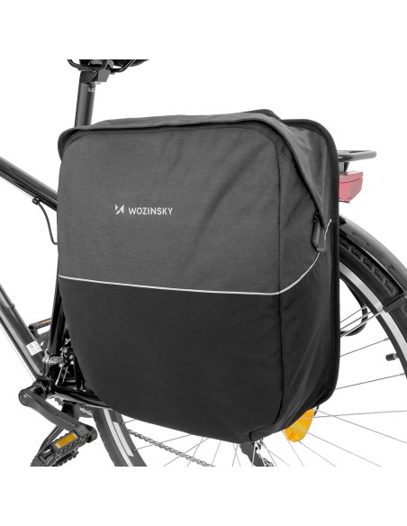 Dviračio dėklas bagažinei 20l juodas