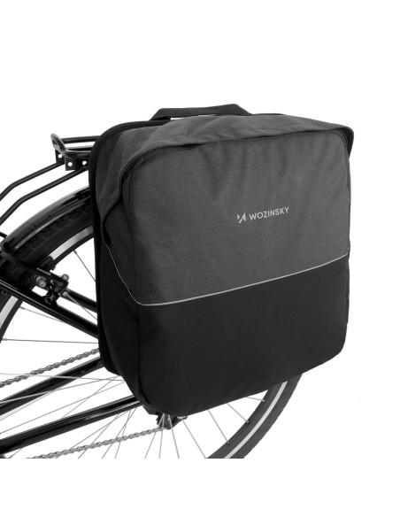 Dviračio dėklas bagažinei 20l juodas