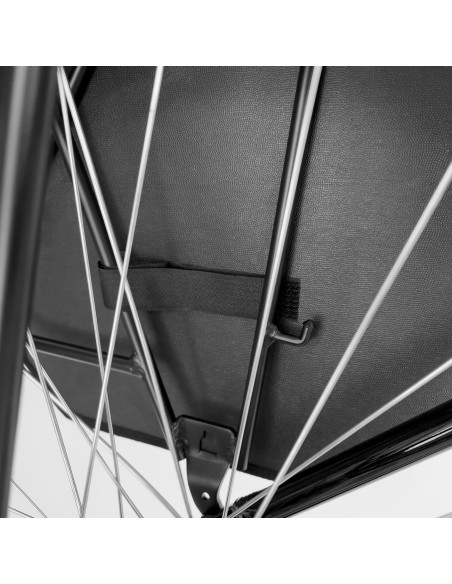 Dviračio dėklas bagažinei 20l juodas