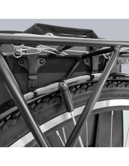 Dviračio dėklas bagažinei 20l juodas