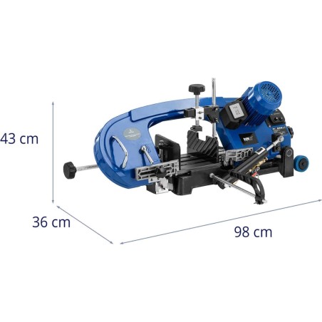 Juostinis pjūklas metaliniam plastikui pjovimo aukštis 18 cm pjovimo plotis 21 cm 250 W Juostinis pjūklas metaliniam plastikui pjovimo aukštis 18 cm pjovimo plotis 21 cm 250 W