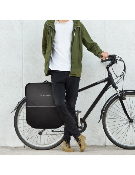 Dviračio dėklas bagažinei 20l juodas