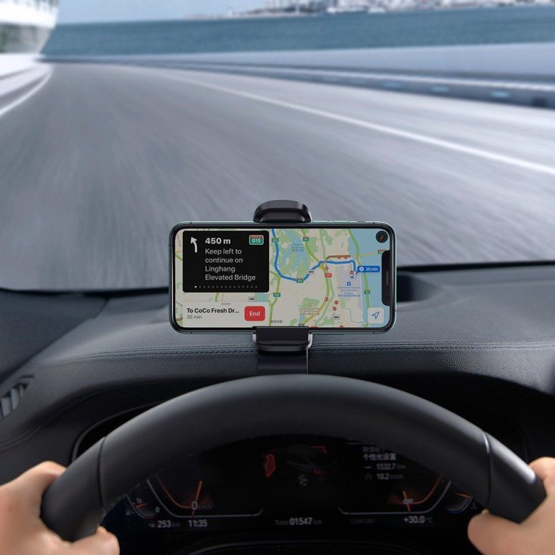 Big Mouth Pro prietaisų skydelio laikiklis automobilinis laikiklis juodas