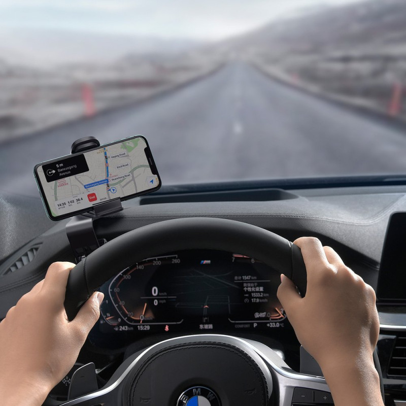 Big Mouth Pro prietaisų skydelio laikiklis automobilinis laikiklis juodas