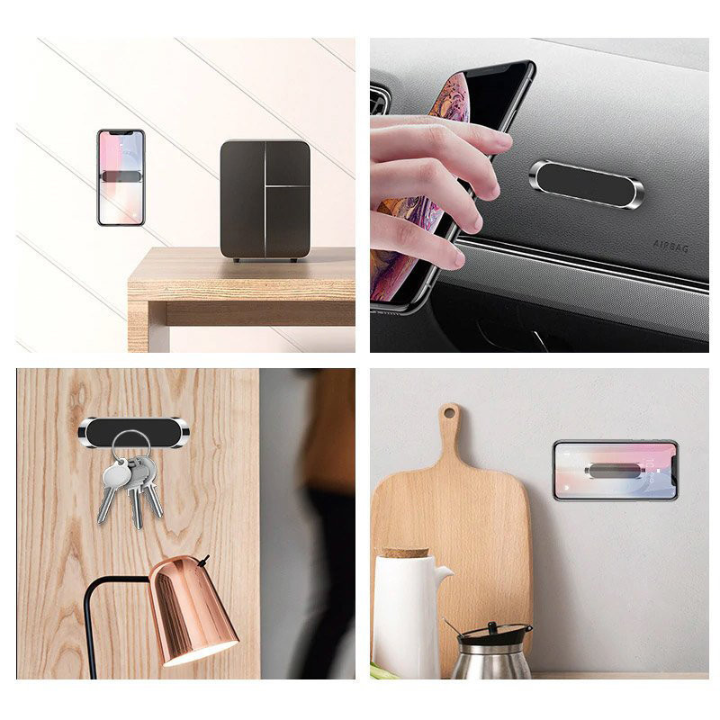 Juodas magnetinis telefono laikiklis prietaisų...