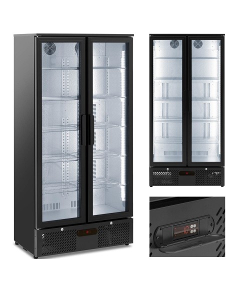 Šaldytuvas baras šaldytuvas gėrimams 2 durų stiklas 458 l 295 W