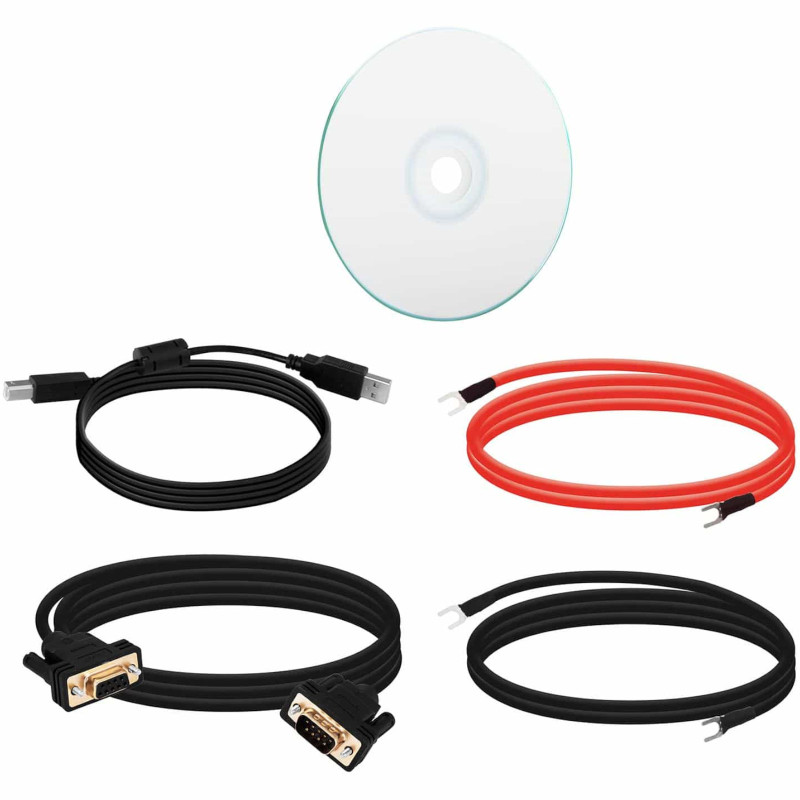 Aptarnavimo laboratorijos maitinimo šaltinis 0-30 V 0-30 A 300 W USB LAN RS232