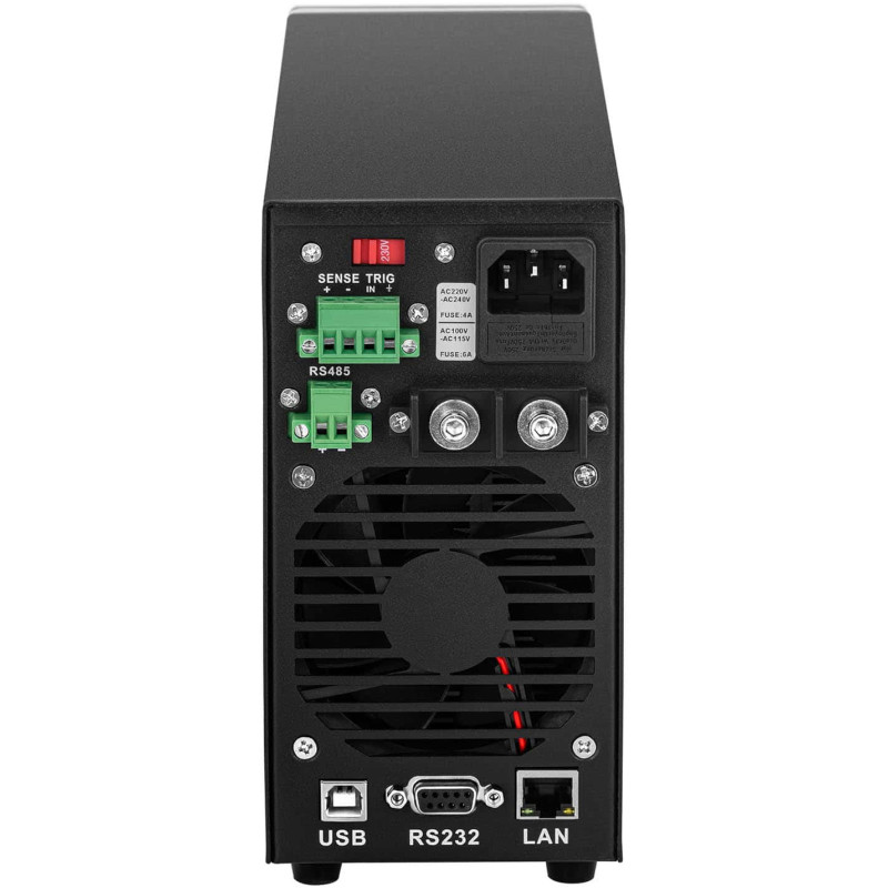 Aptarnavimo laboratorijos maitinimo šaltinis 0-30 V 0-30 A 300 W USB LAN RS232