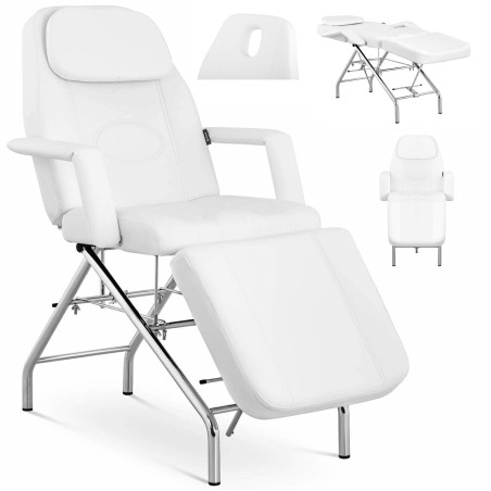 MATERA SPA masažo tatuiruotės kosmetinis fotelis - baltas MATERA SPA masažo tatuiruotės kosmetinis fotelis - baltas