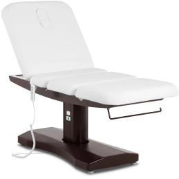 Lovos staliukas kosmetinė masažinė sofa elektrinė 200 kg MONZA - balta