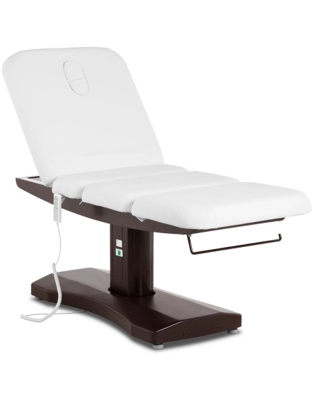 Lovos staliukas kosmetinė masažinė sofa elektrinė 200 kg MONZA - balta Lovos staliukas kosmetinė masažinė sofa elektrinė 200 kg MONZA - balta