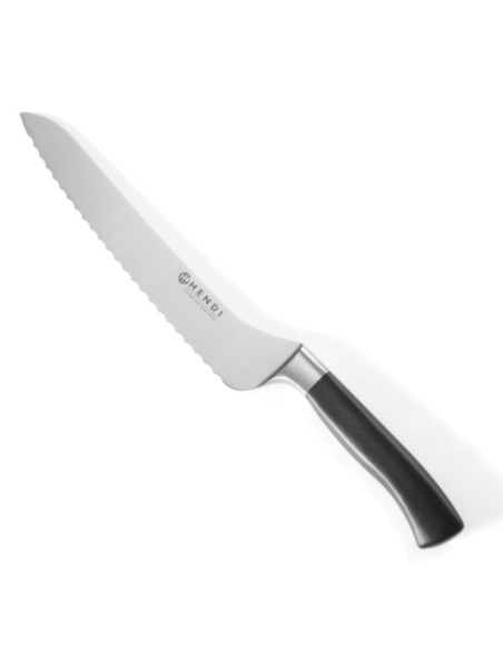 Profesionalus duonos peilis lenktas kaltinis plienas Profi Line 215 mm - Hendi 844281 Profesionalus duonos peilis lenktas kaltinis plienas Profi Line 215 mm - Hendi 844281
