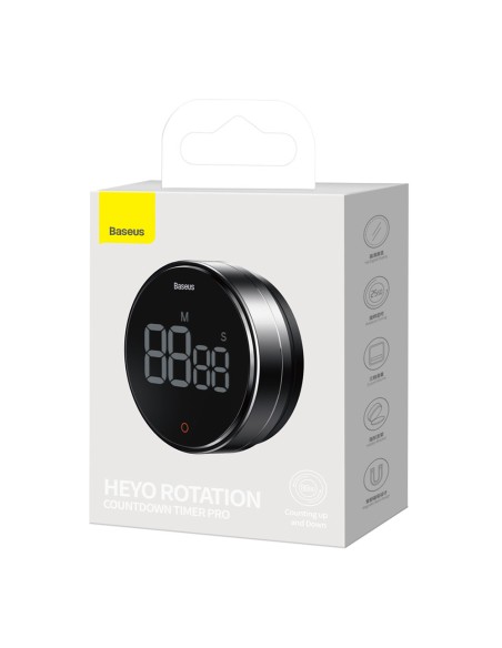 Sukamasis laikmatis elektroninis laikmatis Heyo Pro laikmatis pilkas