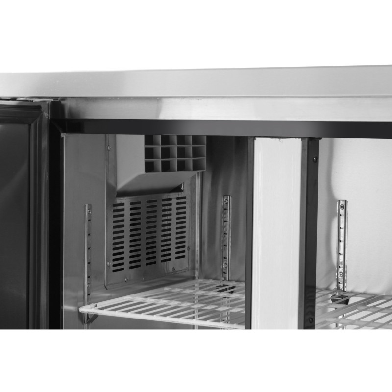 Kitchen Line šaldiklio stalas su stalviršio plotis 180cm -22/-12C - Hendi 233399