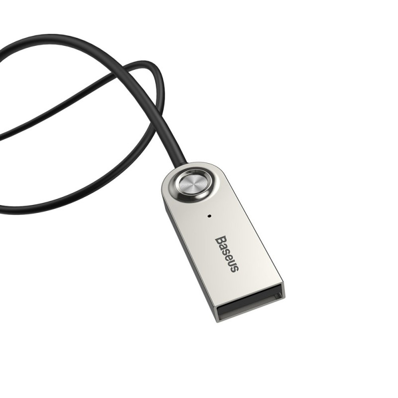BA01 Bluetooth 5.0 garso imtuvo kabelio garso adapteris AUX lizdas juodas