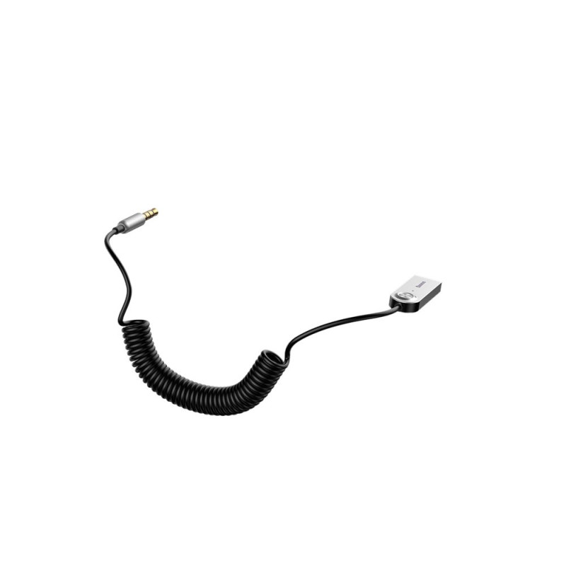 BA01 Bluetooth 5.0 garso imtuvo kabelio garso adapteris AUX lizdas juodas