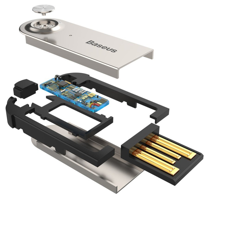 BA01 Bluetooth 5.0 garso imtuvo kabelio garso adapteris AUX lizdas juodas