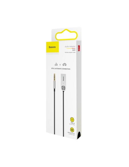 BA01 Bluetooth 5.0 garso imtuvo kabelio garso adapteris AUX lizdas juodas BA01 Bluetooth 5.0 garso imtuvo kabelio garso adapteris AUX lizdas juodas