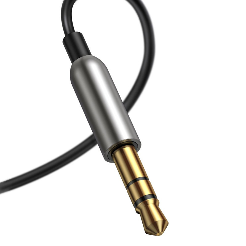 BA01 Bluetooth 5.0 garso imtuvo kabelio garso adapteris AUX lizdas juodas