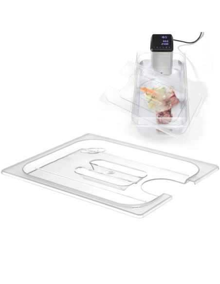 Polikarbonatinis dangtelis su Sous-Vide išpjova GN 1/1 konteineriams - Hendi 864227