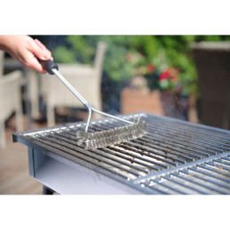 Vielinis šepetys nerūdijančio plieno BBQ grotelėms Y-SHAPE 520x170 mm - Hendi 525432