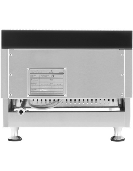 Sklandžiai reguliuojamas dujinis grilis propano-butano dujoms 0,05 bar 35 x 40 cm 3000 W