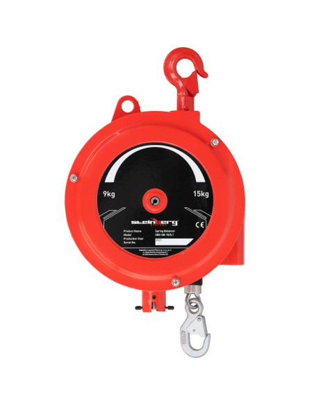 Kabelio balansavimo spyruoklinis įtempimo mažinimas įrankiams 9 - 15 kg 2,5 m Kabelio balansavimo spyruoklinis įtempimo mažinimas įrankiams 9 - 15 kg 2,5 m