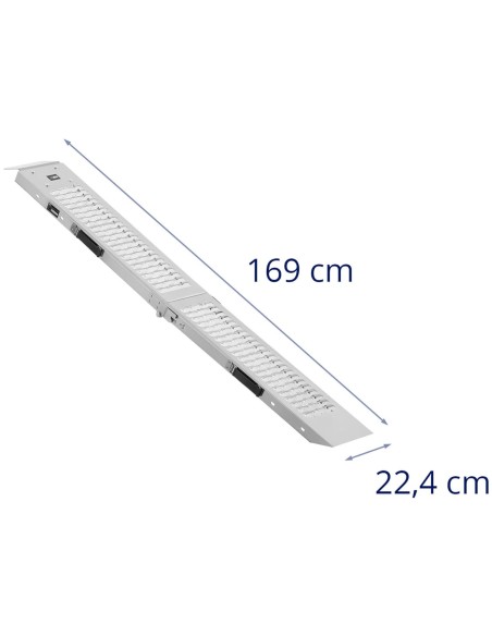Rampos rampos nešiojami sulankstomi bėgiai 1600 x 225 x 45 mm - 2 vnt. Rampos rampos nešiojami sulankstomi bėgiai 1600 x 225 x 45 mm - 2 vnt.
