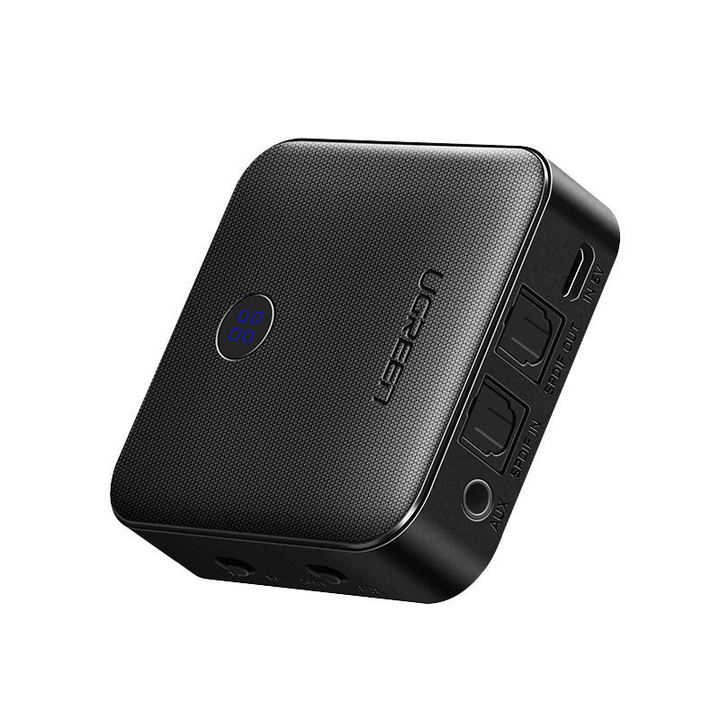 2in1 siųstuvas + imtuvas Bluetooth 5.0 siųstuvas muzikai juodas 2in1 siųstuvas + imtuvas Bluetooth 5.0 siųstuvas muzikai juodas