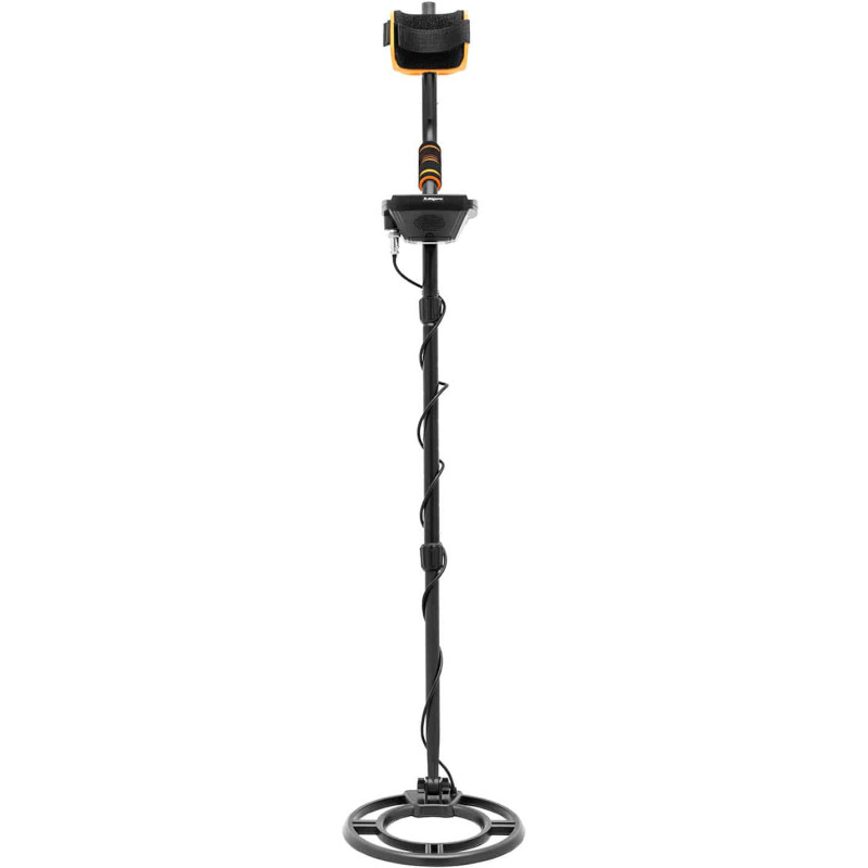 Metalo detektoriaus diapazonas iki 24 cm skersmens. ritės 24cm 96-120cm