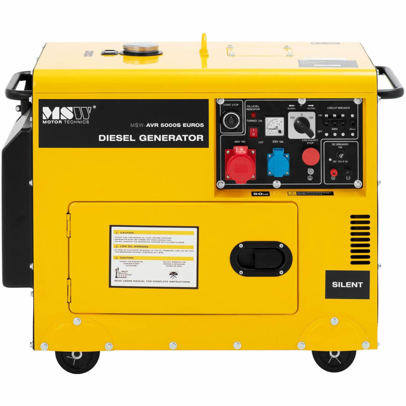 Galios generatorius dyzelinis generatorius 16 l 240/400 V 5000 W AVR