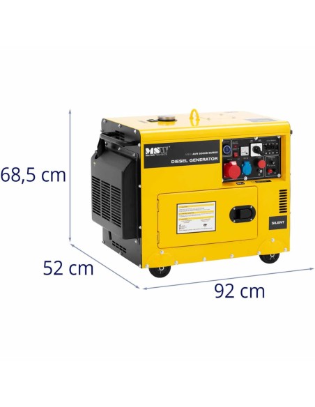 Galios generatorius dyzelinis generatorius 16 l 240/400 V 5000 W AVR